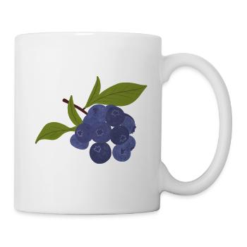 Bleuet isolé - Mug blanc - blanc - Droite