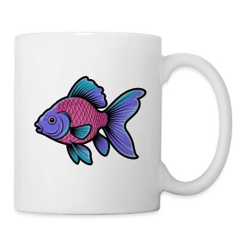 Goldfische Aquaristik Aquarium - Tasse - Weiß - Rechts