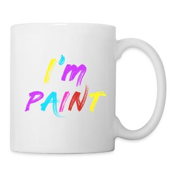 JE SUIS PEINTRE - J’adore peindre au doigt - Peintures au doigt - Mug blanc - blanc - Droite