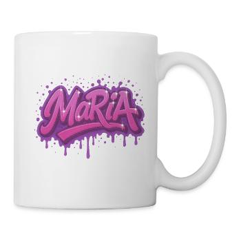 Graffiti Maria Name Gift Ideal Printable On - Mug - white - Right