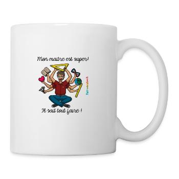 My master is great! He knows how to do everything! (Senior) - Mug - white - Right