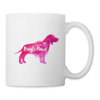 Liebende Beagle Mama - Tasse - Weiß - Rechts