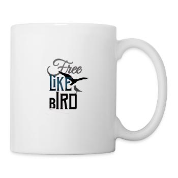 Oiseau - Mug blanc - blanc - Droite