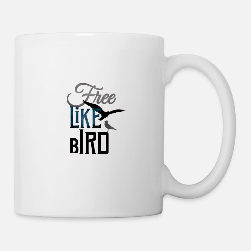 Oiseau - Mug blanc - blanc