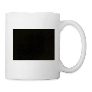 Abstraktes Design, Rechteck, Schwarz, Form - Tasse - Weiß - Rechts