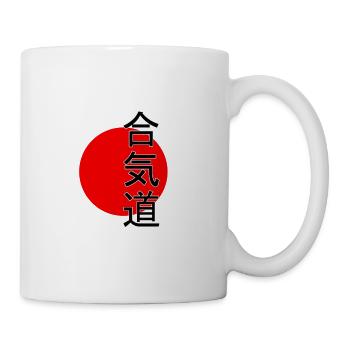 Aikido - Tasse - Weiß - Rechts