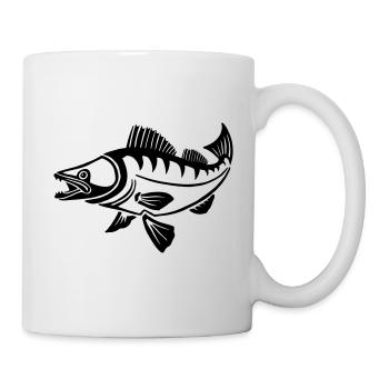 Last throw zander fishing - Mug - white - Right