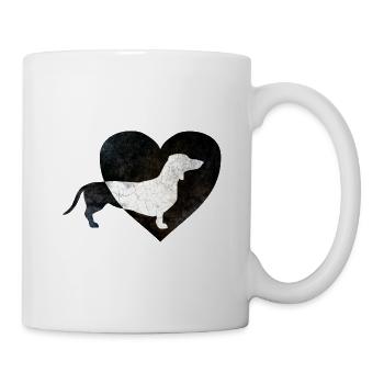 teckel - Mug blanc - blanc - Droite