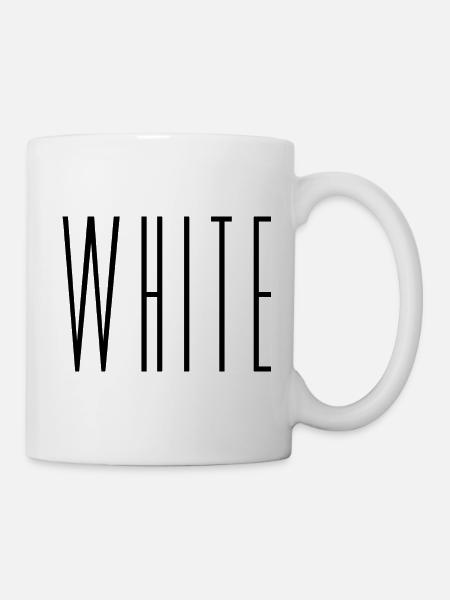 White - Tasse - Weiß
