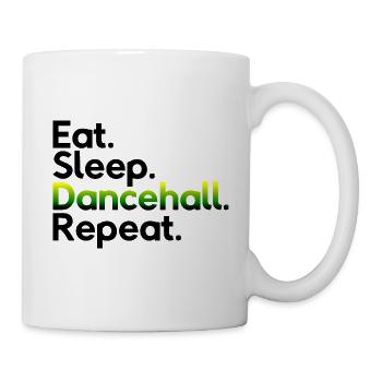 Mangez Sommeil Dancehall Repeat - Mug blanc - blanc - Droite