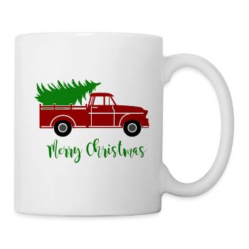 Weihnachten Geschenk Idee - Tasse - Weiß - Rechts