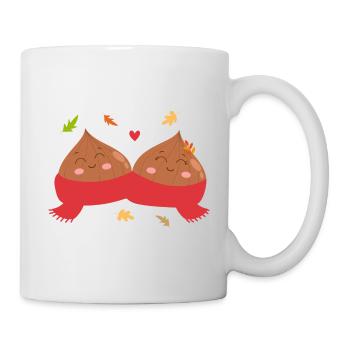 kühl braun - Tasse - Weiß - Rechts