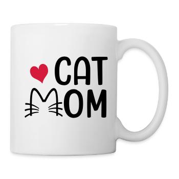 Cat mom - Mug - white - Right