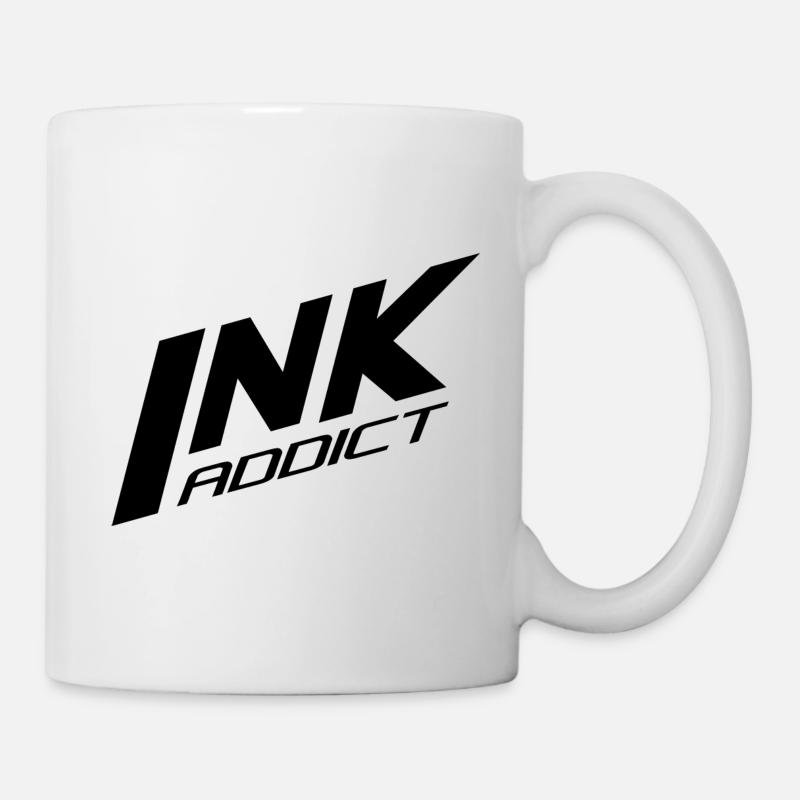 ink addict - Mug - white
