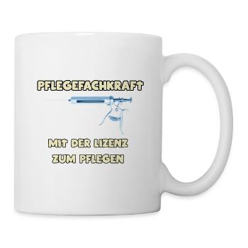 La profession d'infirmière a un avenir - Mug blanc - blanc - Droite