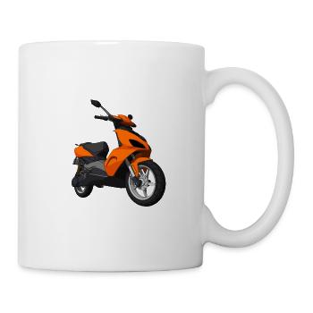 Scooter Moped Motorcycle - ride cool - Mug - white - Right