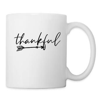 THANKFUL | DANKESCHÖN - Tasse - Weiß - Rechts