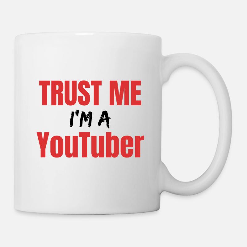 Youtube cadeau Youtuber Cadeaux Hobby profession - Mug blanc - blanc