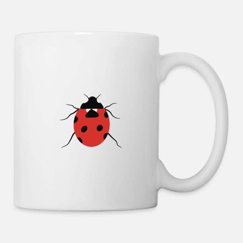 Marienkäfer - Tasse - Weiß