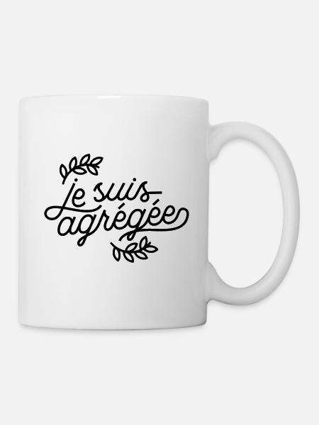 Je suis prof agrégée ! - Mug blanc - blanc
