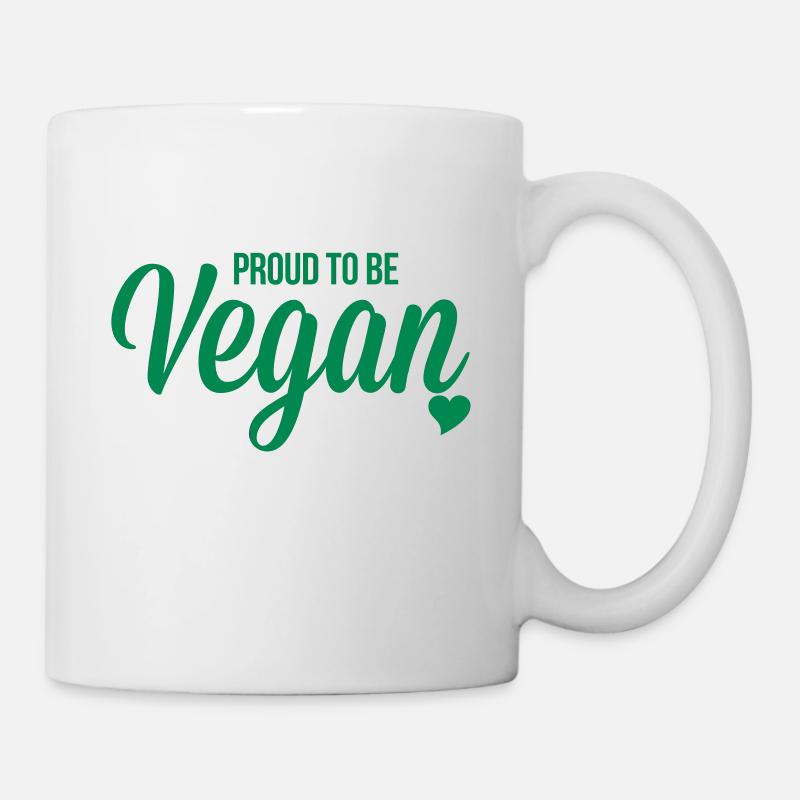 Vegan - Mug blanc - blanc