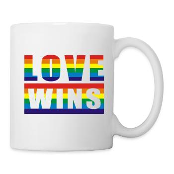 LOVE WINS - Mug - white - Right