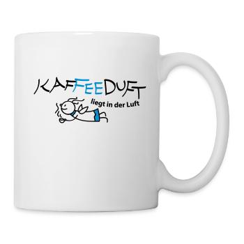 Fee mit Kaffee - Tasse - Weiß - Rechts