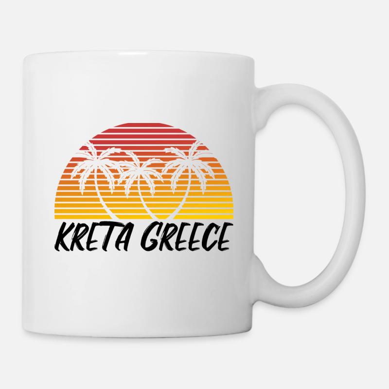 Kreta Griechenland - Tasse - Weiß