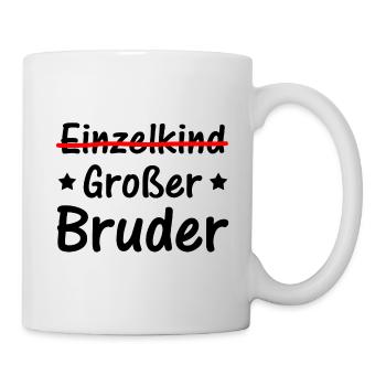 Großer Bruder - Tasse - Weiß - Rechts