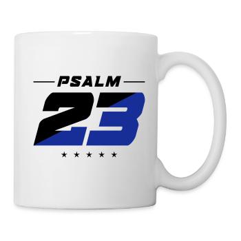 psalm 23 bible verse - Mug - white - Right