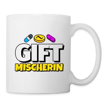Pharmazeutin Apothekerin Geschenk Giftmischerin - Tasse - Weiß - Rechts
