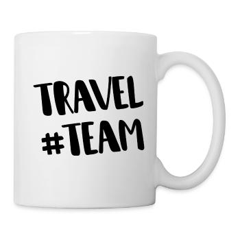 Voyage coeur de l'équipe de voyage - Mug blanc - blanc - Droite