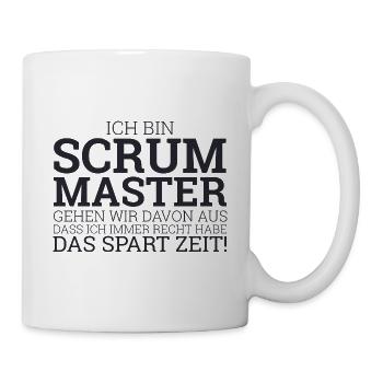 "Scrum Master" | Scrum Master - Tasse - Weiß - Rechts