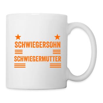 Schwiegersohn Schwiegermutter Schwiegermama - Tasse - Weiß - Rechts