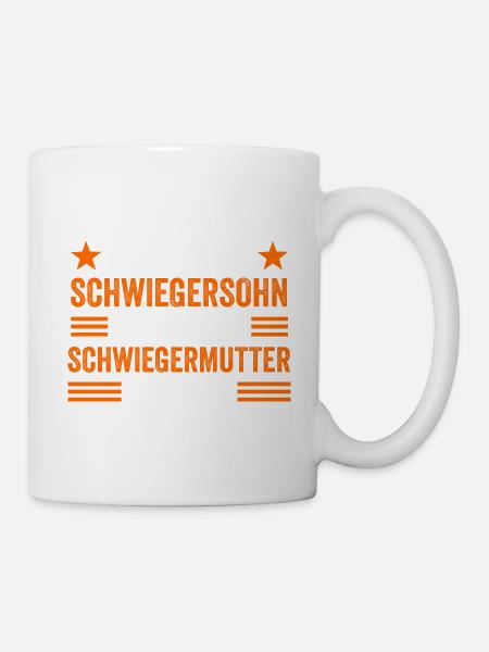 Schwiegersohn Schwiegermutter Schwiegermama - Tasse - Weiß