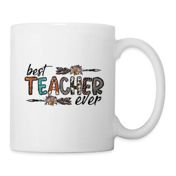 Bester Lehrer aller Zeiten - Tasse - Weiß - Rechts