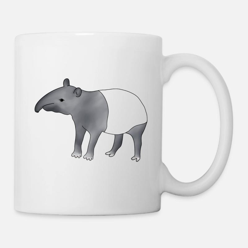 Tapir - Tasse - Weiß