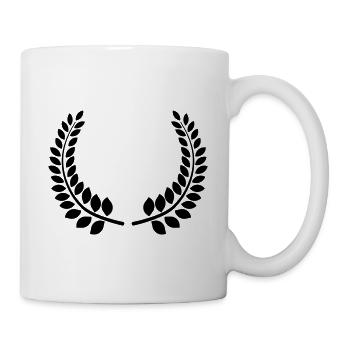 Ähren Kranz Ährenkranz Symbol - Tasse - Weiß - Rechts