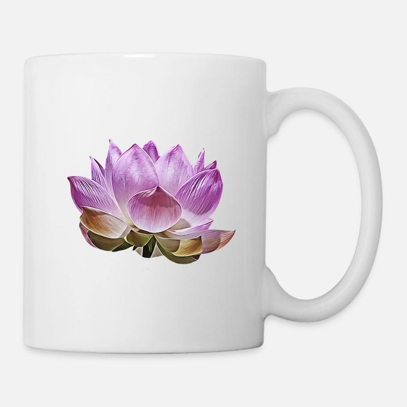 Lotus flower - Mug - white