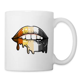 Dripping Gay Bear Lips Gay Bear - Mug - white - Right