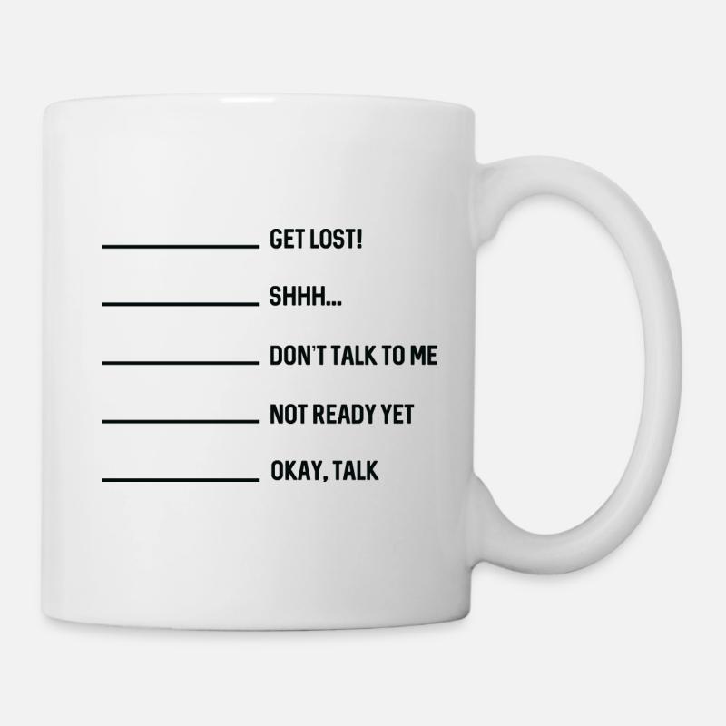 Get Lost Okay Talk - Mug - white
