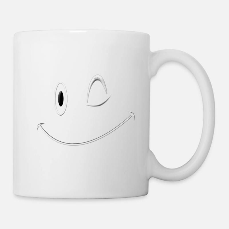 A smile for a smile - Mug - white