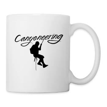 Canyoneering Canyoneer Abseilen Canyoning Canyon - Tasse - Weiß - Rechts
