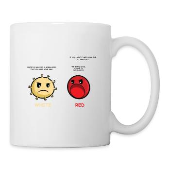 essen Erdnüsse Erdnuss-Liebhaber Geschenk - Tasse - Weiß - Rechts