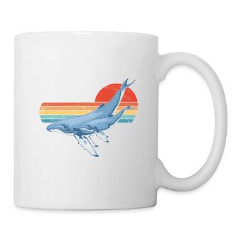 Buckelwale - Tasse - Weiß - Rechts