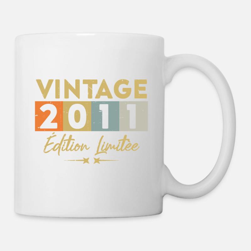 Vintage 2011 Édition Limitée - Mug blanc - blanc