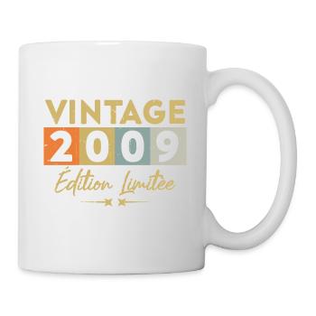Vintage 2009 Édition Limitée - Mug blanc - blanc - Droite