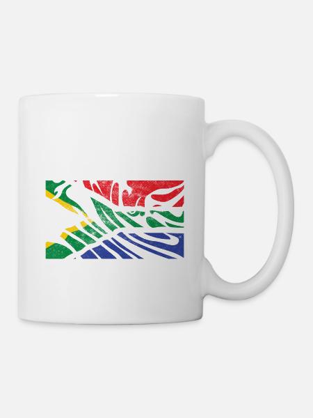 South Africa Flag Loyalist Poison - Mug - white