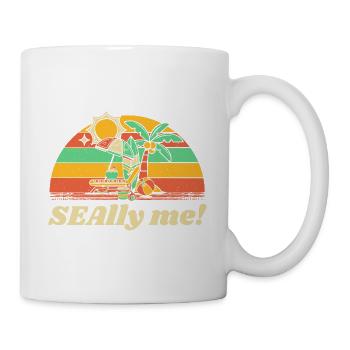 SEAlly moi! Plage Drôle Océan Humour Sarcastique - Mug blanc - blanc - Droite