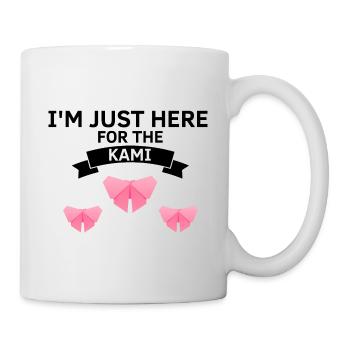 Japanese origami design and kirigami origami - Mug - white - Right